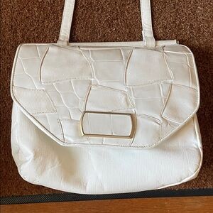 Vintage Sharif White Shoulder Bag
